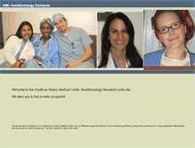 Tablet Screenshot of amcresidents.com